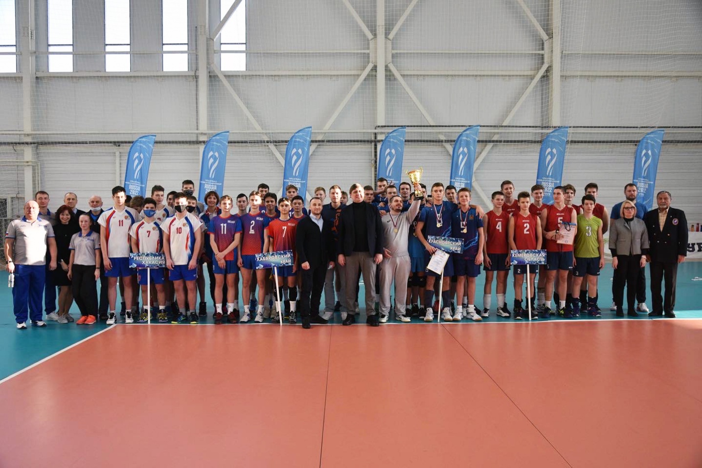Команда Кемеровской области вышла в финал первенства России по волейболу 2022 среди юношей 2007-2008 гг.р.